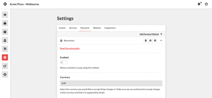 Adding Bancontact