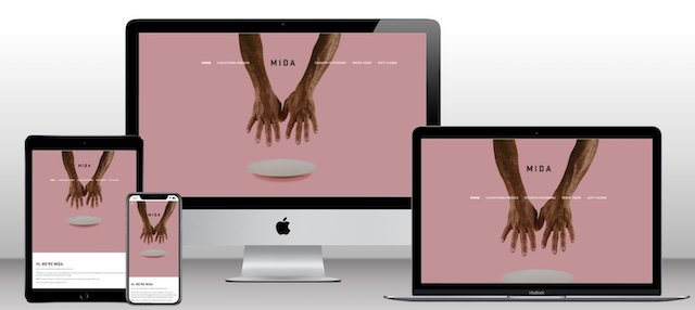 mida best restaurant web design - cloudwaitress