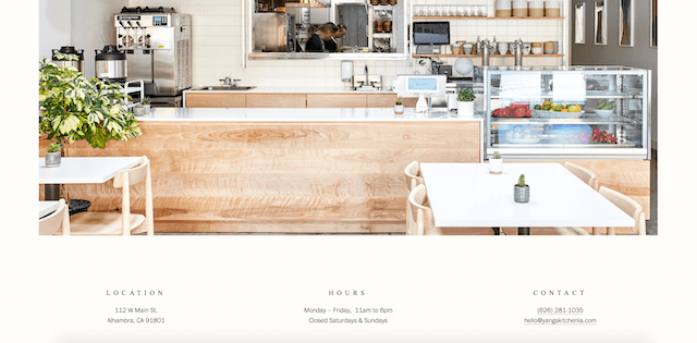yangs kitchen best restaurant website design - cloudwaitress